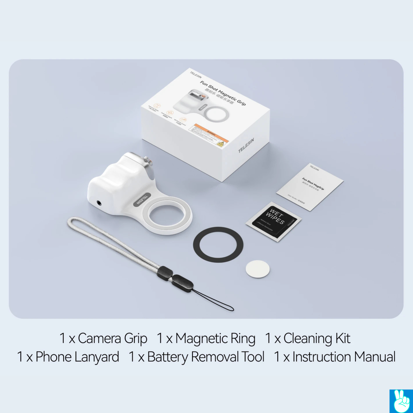 Magnetic Phone Camera Grip