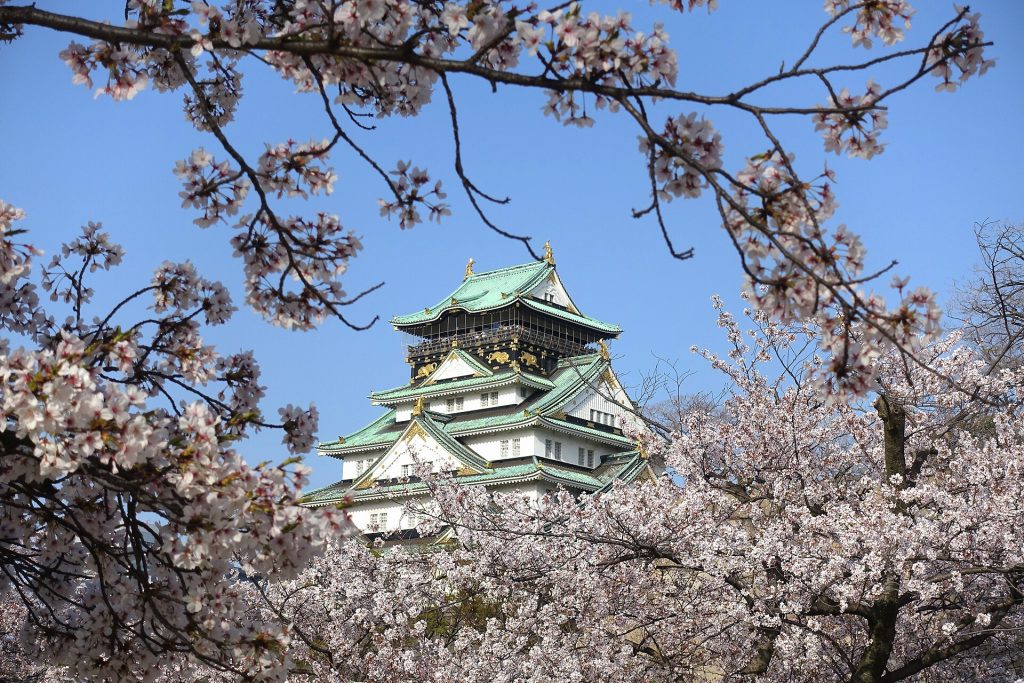 Vé máy bay đi Osaka 2026 - sân bay Kansai KIX VNA JAL Vietjet Peach miễn visa 15 ngày